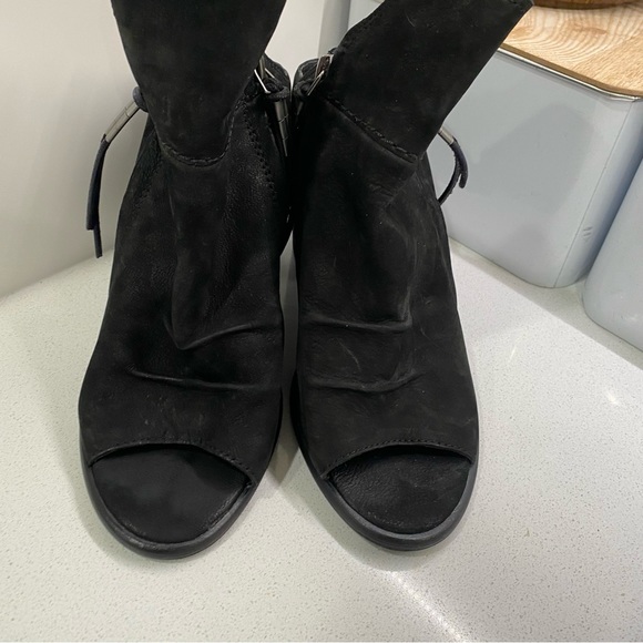 Dolce Vita Black Suede Lennox Women’s Ankle Boots Heels sz 8.5 - Picture 4 of 7